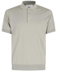 Paolo Pecora - Ribbed-Trim Polo Shirt - Lyst
