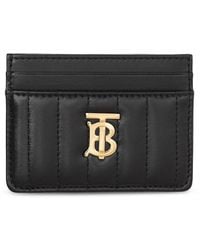 Burberry - Black Quilted Lola Card Holder - Lyst