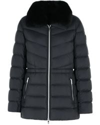 Moose Knuckles - Fur-Trimmed Quilted Jacket - Lyst