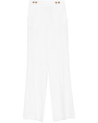 Pinko - Buttoned Straight Trousers - Lyst