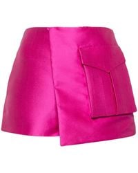 Isabel Sanchis - Shorts Corti Satinati - Lyst