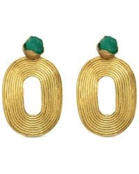 FENOMENA - Aretes Front Back Waves Earrings - Lyst