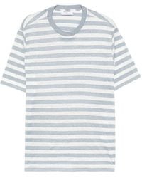 Gran Sasso - Striped Crew-Neck T-Shirt - Lyst