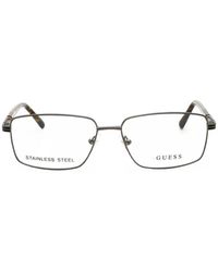 Guess - Rectangle-Frame Glasses - Lyst