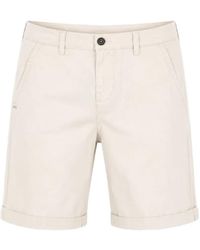 40 Weft - Logo-Patch Turn-Up Shorts - Lyst