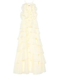 Aje. - Cleo Ruffled Maxi Dress - Lyst