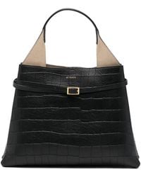 REE PROJECTS - Clare Croc-Effect Leather Tote Bag - Lyst