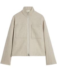 Jil Sander - Wool Felted Jacket - Lyst