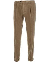 Michael Coal - Pleated Corduroy Trousers - Lyst