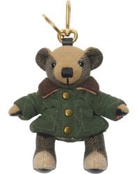 Burberry - Keyrings Brown, Green - Lyst