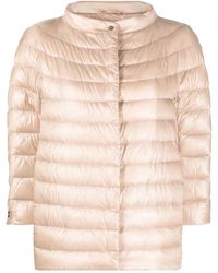 Herno - Mock-Neck Quilted Puffer Jacket - Lyst