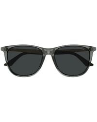Montblanc - Mb0330S Rectangle-Frame Sunglasses - Lyst