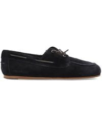 DSquared² - Lace-Up Fastening Suede Boat Shoes - Lyst
