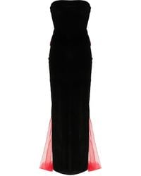 Atu Body Couture - Bow-Detail Velvet Gown - Lyst
