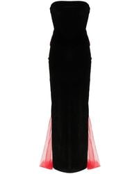 Atu Body Couture - Vestido midi con detalle de lazo - Lyst