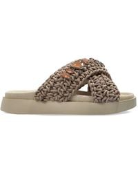 Inuikii - Criss-Cross Embellished Sandals - Lyst