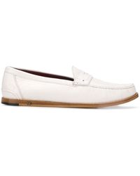 Dolce & Gabbana Mocassins en cuir - Blanc