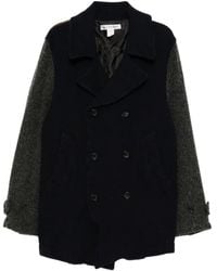 Comme des Garçons - Contrast Panelled Coat - Lyst