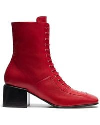 LILI CURIA - Jules Lace-Up Jules Boots - Lyst