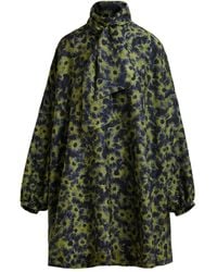 Essentiel Antwerp - Vestido midi con estampado floral - Lyst