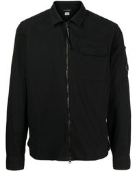 C.P. Company - Lens-detail Zip-fastening Shirt Jacket - Lyst