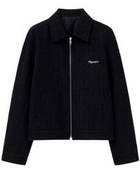 WOOYOUNGMI - Logo-Plaque Zip-Up Jacket - Lyst