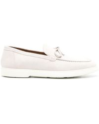 Doucal's - Lace-up Suede Loafers - Lyst