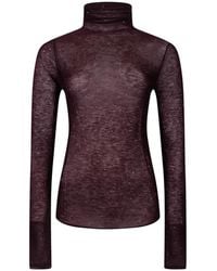 Pinko - Rhinestone-Embellished Roll-Neck Sweater - Lyst