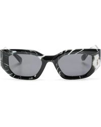 Philipp Plein - Marbled Square-Frame Sunglasses - Lyst