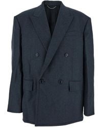Juun.J - Double-Breasted Wool Blazer - Lyst