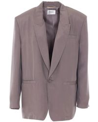 Saint Laurent - Chaqueta De Traje Con Botones - Lyst