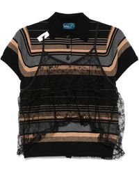 Kolor - Poloshirt Im Layering-Look - Lyst