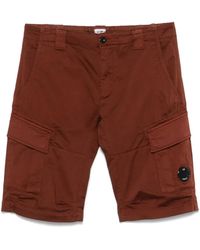 C.P. Company - Satin Cargo Shorts - Lyst