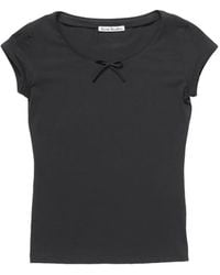 Acne Studios - Jersey T-Shirt With Bow - Lyst