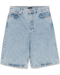 Wardrobe NYC - Low-rise Denim Shorts - Lyst