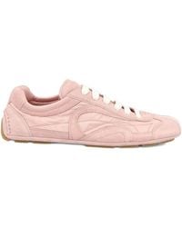 Prada - Montecarlo Re-Edition 2005 Suede And Re-Nylon Sneakers - Lyst