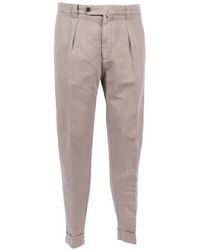 Berwich - Chiaia Pleated Trousers - Lyst