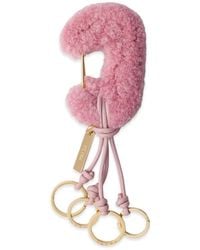 Prada - Leather Keyring Charm - Lyst