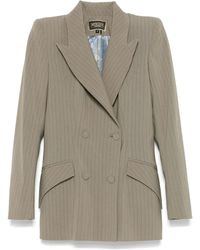 MITILIANE COUTURE - Pinstriped Blazer - Lyst