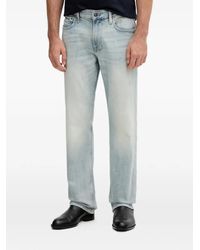 Guess - Mason Logo-Patch Jeans - Lyst