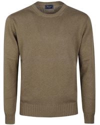 Drumohr - Crew-Neck Knitted Sweater - Lyst
