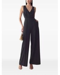 Willa - Justina Wrap-Style Pintuck Jumpsuit - Lyst