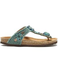 Maliparmi - Beaded Sandals - Lyst