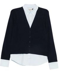 Semicouture - Layered-Effect Cardigan - Lyst