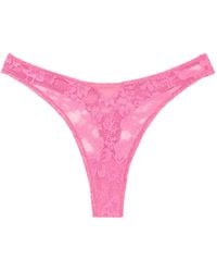 Fleur du Mal - Le Stretch Lace Thong - Lyst