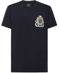 Billionaire - Crest-Print T-Shirt - Lyst