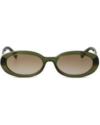 Longchamp - Oval-Frame Sunglasses - Lyst