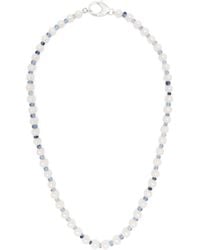 Hatton Labs - Crystal-embellished Pearl Necklace - Lyst