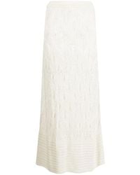 LeKasha - Amon Crochet-Knit Maxi Skirt - Lyst