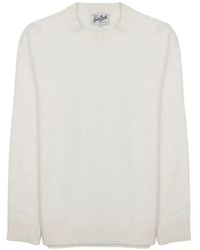 MC2 Saint Barth - Crew-Neck Ribbed-Trim Sweatshirt - Lyst